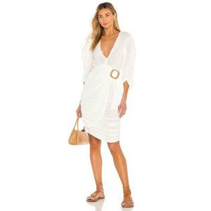 Jen's Pirate Booty Hillview Midi Dress Gauze White Boho